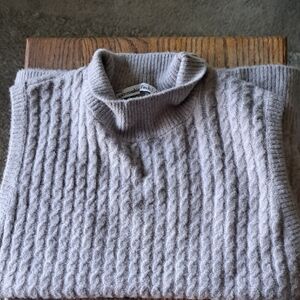Abercrombie & Fitch Gray Cowl Neck Sweater